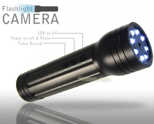 Torcia con fotocamera - 8 LED ad alta potenza